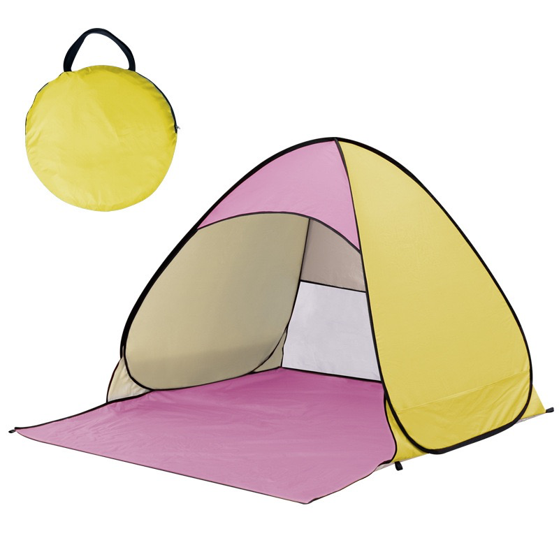 Automatic Pop-Up Tent - Quick-Deploy Beach/Festival Tent with UV Protection & Waterproofing
