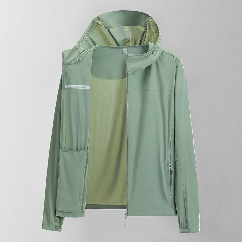 Summer Ice Silk Sunscreen Clothes for Men and Women UPF50+UV resistant Thin, Breathable Outdoor Fishing Sunscreen Clothes for Couples