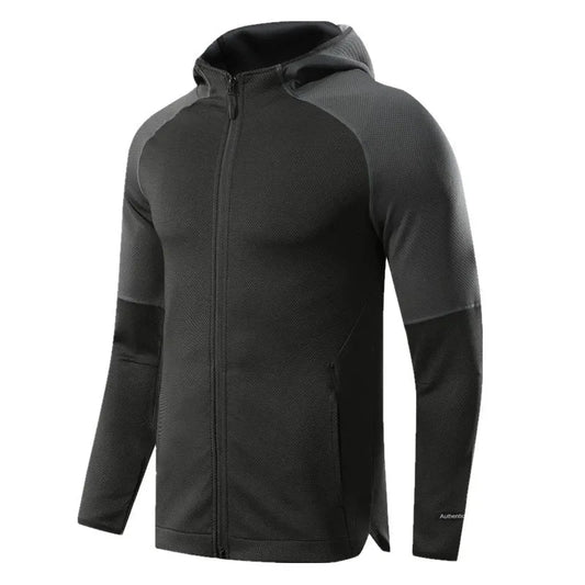 Spring/Summer 2025 Men's Outdoor Elastic Slim-Fit Quick-Drying Running Long-Sleeve Fitness Wear Tight Outdoor Cycling