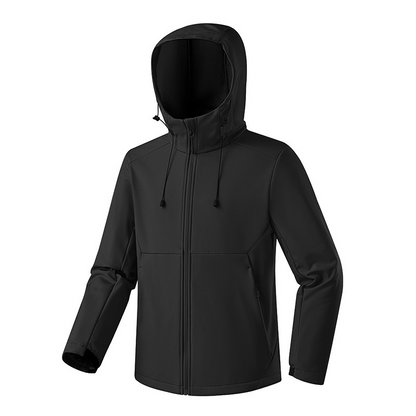 7A Antibacterial] Softshell Jacket for Men Outdoor Thickened Softshell Windproof Waterproof Warmth Women's Mountaineering Clothing