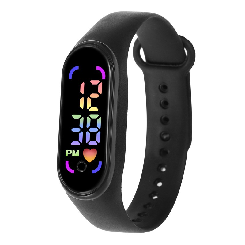 LED Sports Watch - Waterproof, Universal Design for Men/Women, Korean Minimalist Style, Student Digital Watch