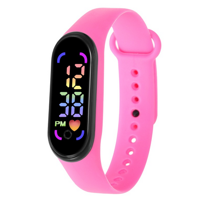 LED Sports Watch - Waterproof, Universal Design for Men/Women, Korean Minimalist Style, Student Digital Watch