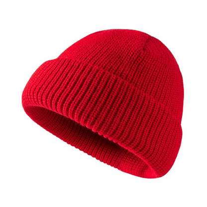 Plain Knitted Hat Men Amazon Warmth Cool Hat Korean Versatile Knitted Hat Yuppies Cool Hat