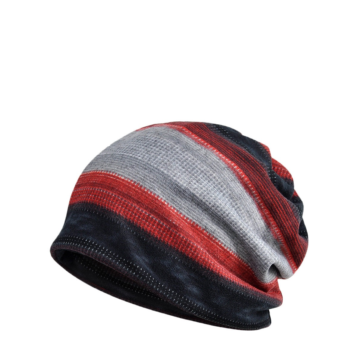 Three Feet Bird Autumn and Winter Men's and Women's Striped Bald Head Outdoor Ski Cycling Windproof Earmuff Warmth Scarf Hood Wholesale