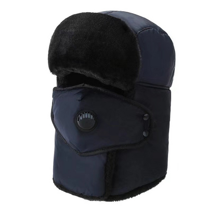 Mao Hat with Mask - All-in-One Winter Protection for Men's Cycling, Skiing & Outdoor Activities