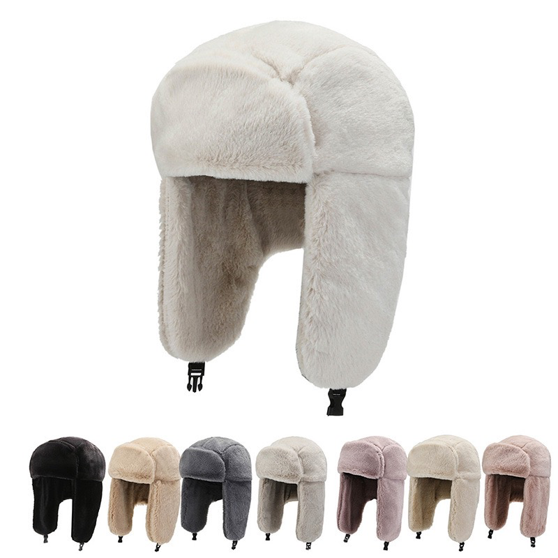 Women's Mao Hat - Insulated Winter Hat with Ear Flaps for Cycling, Skiing & Outdoor Warmth