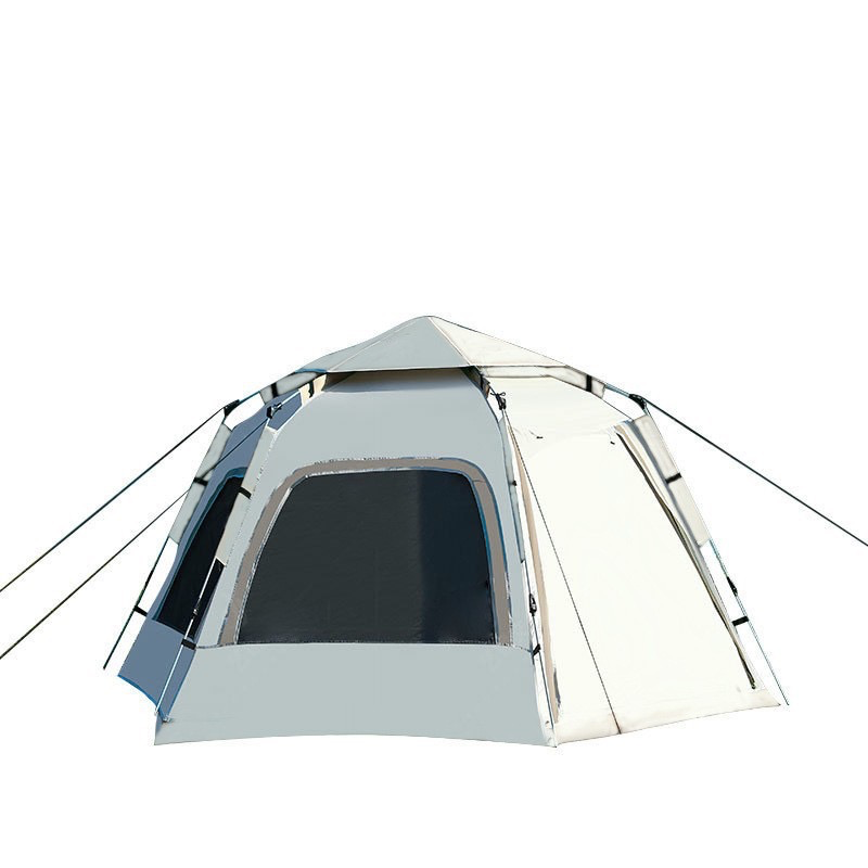 Hexagonal Camping Tent - Reinforced Waterproof Design for Kids & Family Outdoor Adventures