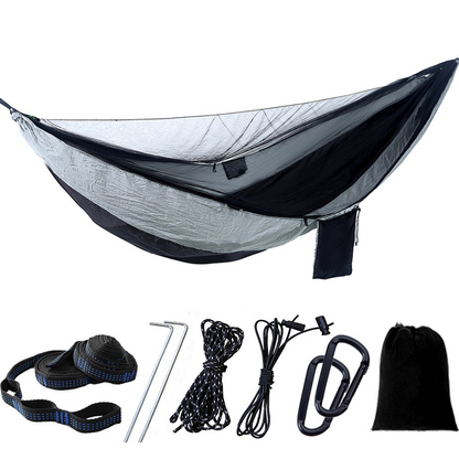 Upgrade Mosquito Net - Parachute Material, Quick-Setup for 2-Person Camping