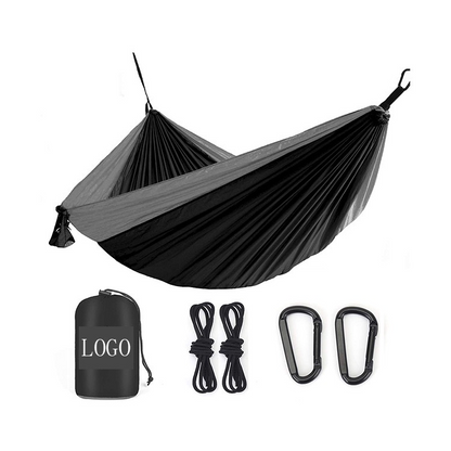 Nylon Hammock - Lightweight, Colorful Parachute Fabric for 2-Person Camping