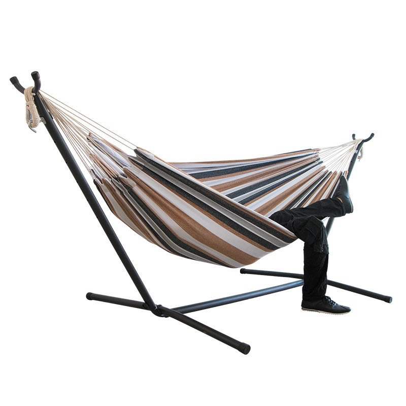 Canvas Hammock - Anti-Tip Design for Outdoor Swing & Camping Use