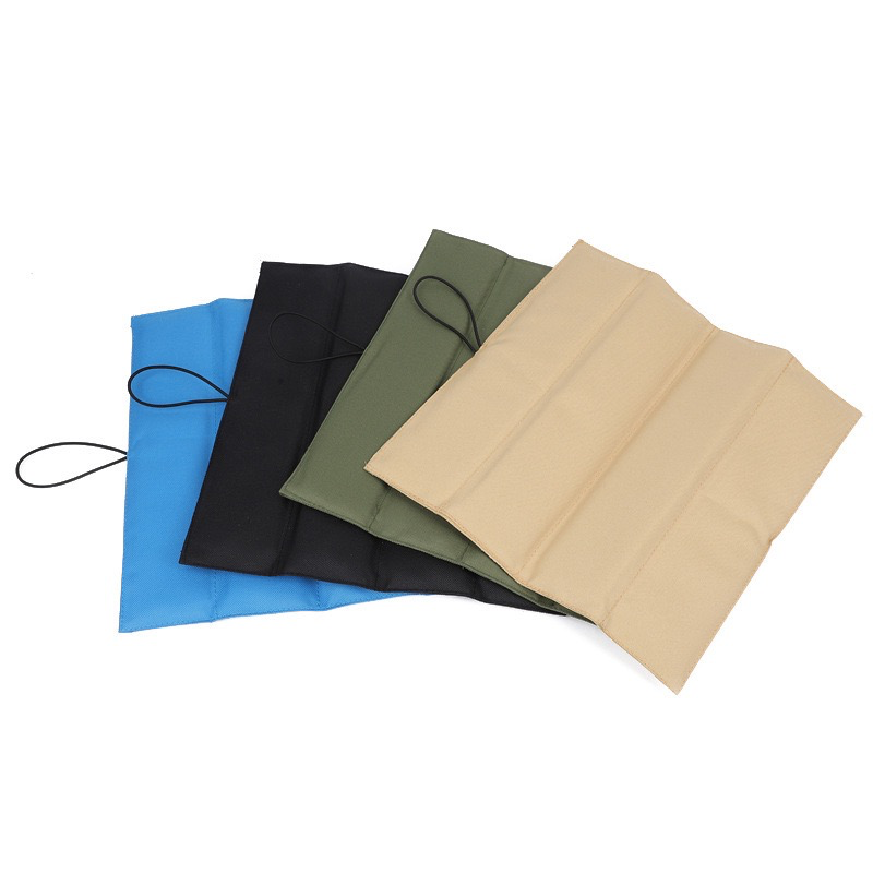 Portable Waterproof Folding Moisture-Proof Mat - Camping Seat Cushion, Thickened Outdoor Picnic Sunshade Beach Travel Solid Color Mat