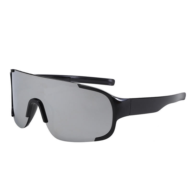 New Large-Frame Cycling Outdoor Windproof Glasses - Day/Night Riding, Cross-Border Europe/US UV Protection Sunglasses, Trendy Ins Style