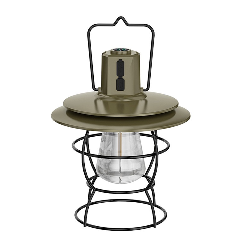 New Outdoor Retro Camping Lamp - Stepless Dimming Portable Multi-Function Atmosphere Street Stall Lighting Camping Lamp