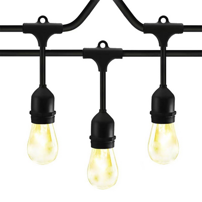 Solar Waterproof String Lights - Outdoor Camping Canopy Decoration Light, E27 Running Horse Lamp, Courtyard Party Atmosphere Light String