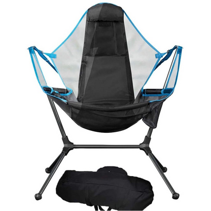 Outdoor Camping Rocking Chair - Portable Folding Chair, Outdoor Camping Moon Chair, Courtyard Leisure Swing Chair, Fishing Seat