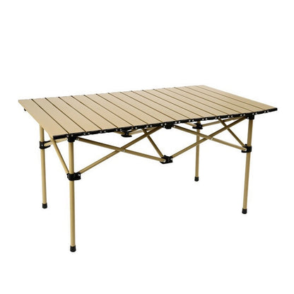 Outdoor Folding Table - Portable Camping Metal Egg Roll Table, Camping Barbecue Dining Table, Night Market Stall Table