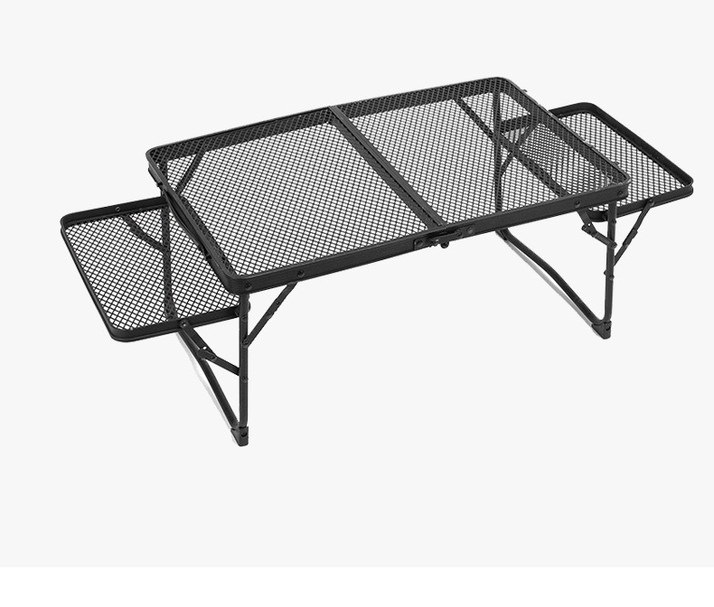 Mesh Folding Table - Outdoor Camping Table, Portable Barbecue Table, Travel Table, Portable Storage Rack Camping Reception Desk