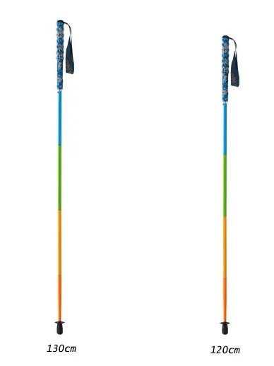 Ultra-Lightweight High-Modulus Carbon Fiber 5-Section Folding Mountaineering Hiking Stick