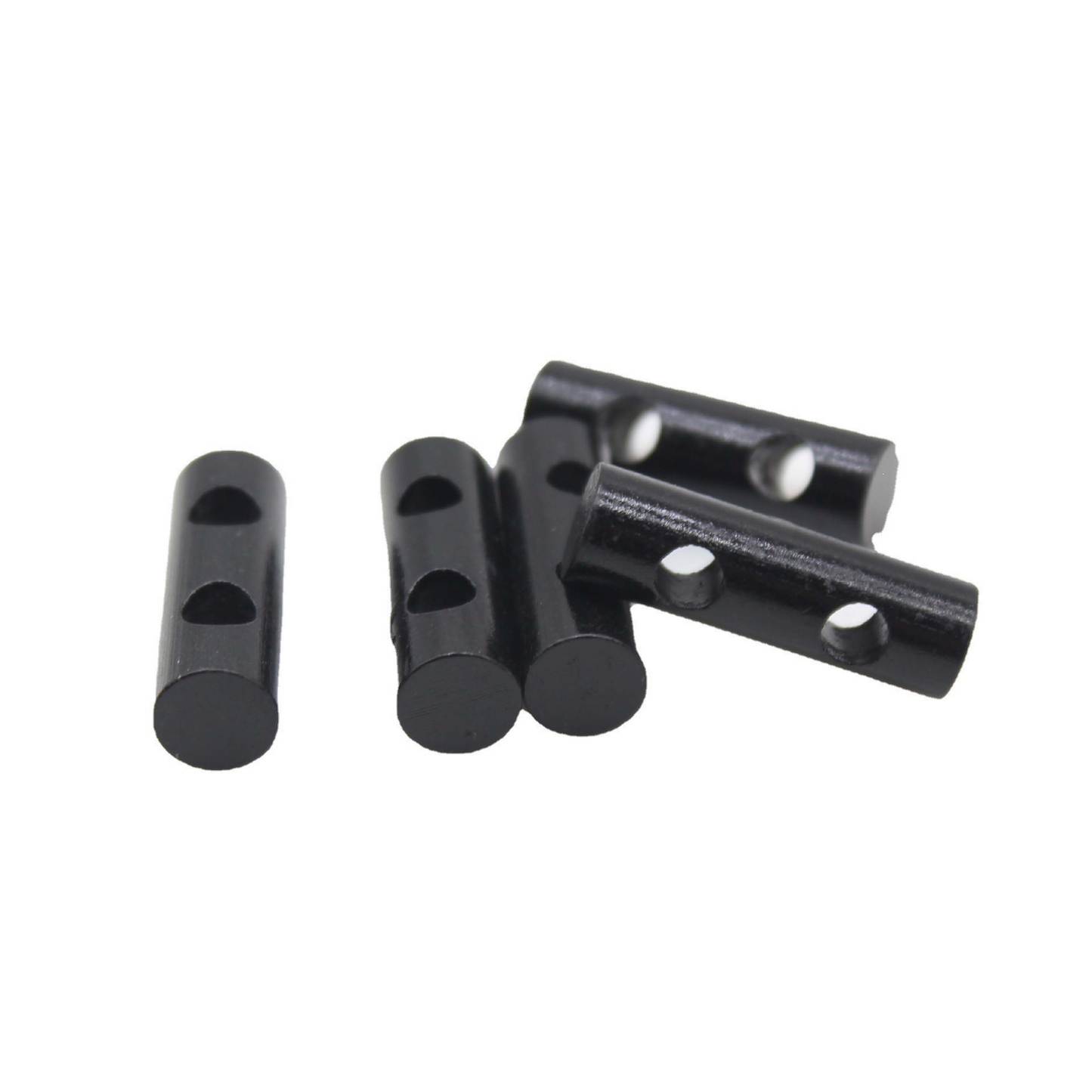 Outdoor Survival Double-Hole Fire Starter - Miniature Perforated Flint, Camping-Specific Magnesium Stick Woven Bracelet Accessory