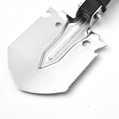 Outdoor Camping Engineer Shovel - Multi-Function Folding Fishing Vehicle Self-Defense Engineer Shovel, Field Exploration Shovel