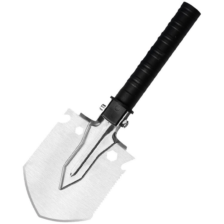 Outdoor Camping Engineer Shovel - Multi-Function Folding Fishing Vehicle Self-Defense Engineer Shovel, Field Exploration Shovel