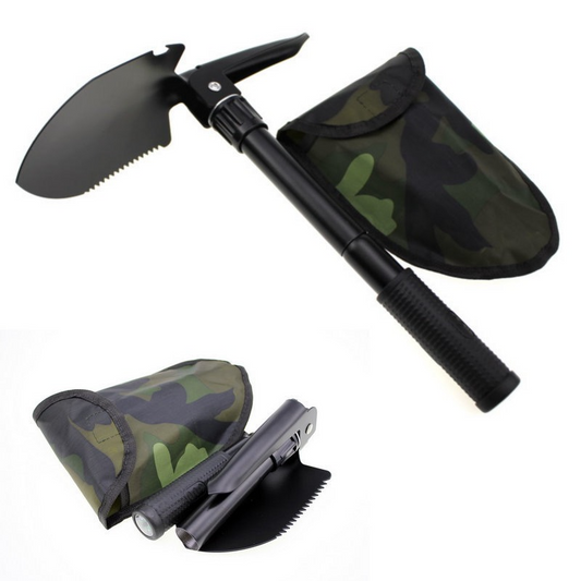 Multifunctional folding shovel outdoor engineer shovel small folding shovel/pickaxe camping folding shovel