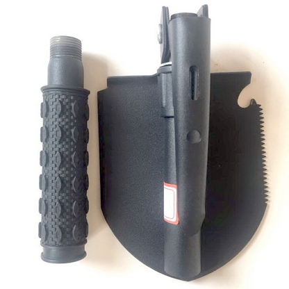 Shovel surface hardness 50 degrees engineer shovel four in one portable folding shovel outdoor travel hiking camping life saving shovel