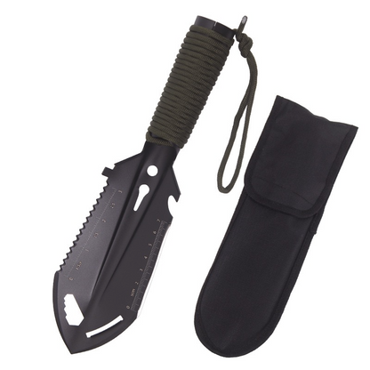 Outdoor camping ordnance shovel multifunctional tactical hand shovel portable earth digging garden vegetable garden shovel sea catching small shovel fishing