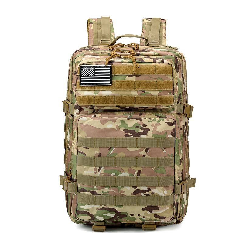 Military Tactical Backpack Large Capacity Camouflage Hiking Backpack for Outdoor Camping and Hiking