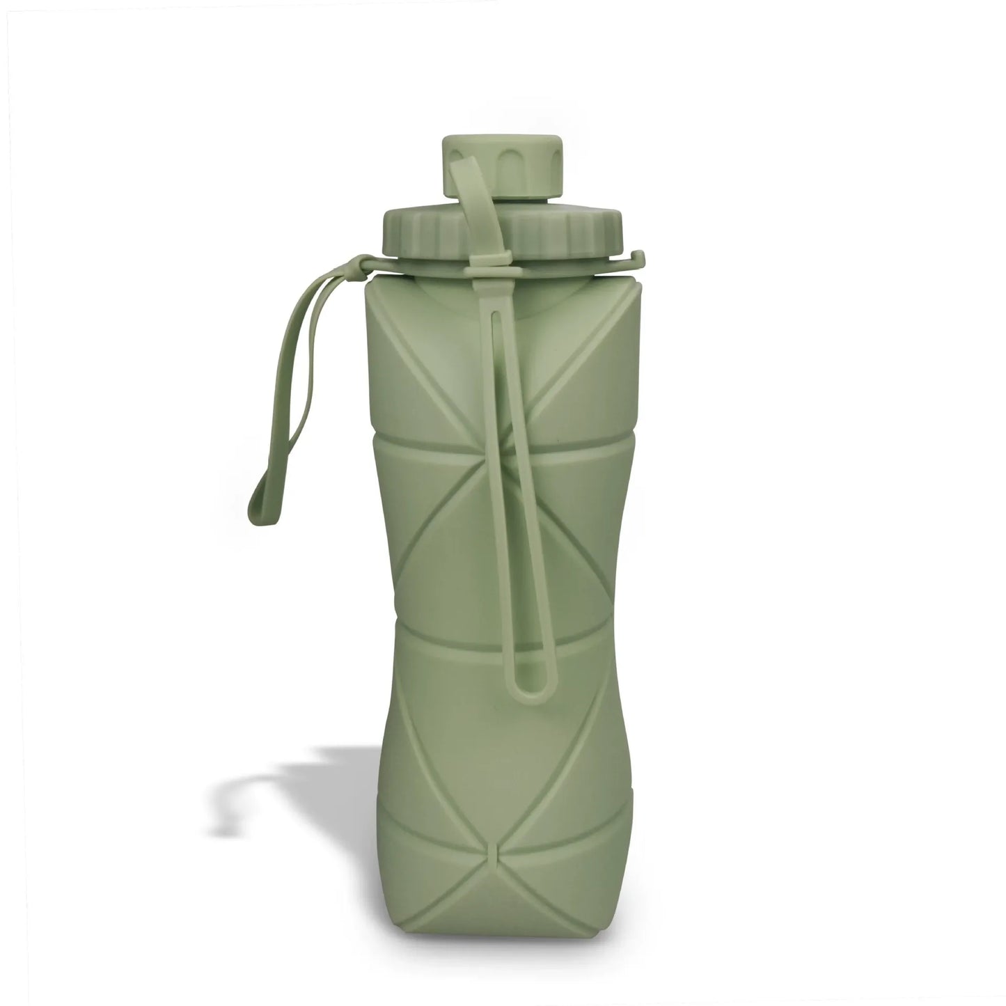 Leton Silicone Folding Water Bottle Large Capacity Sports Flask Outdoor Travel Cup Portable Compressible Flask Wholesale