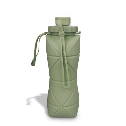 Leton Silicone Folding Water Bottle Large Capacity Sports Flask Outdoor Travel Cup Portable Compressible Flask Wholesale