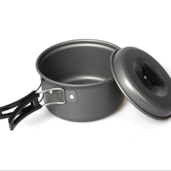 Outdoor Portable 2-3 Person Camping Cookset Picnic Cooking Utensils