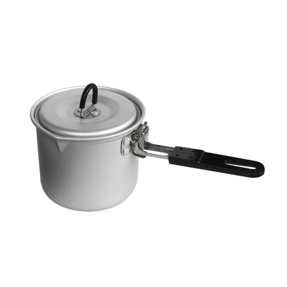 Cross-Border Outdoor Camping Small Cooking Pot Aluminum Alloy Milk Pot Portable Soup Pot Barbecue Cookware