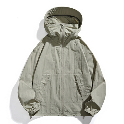 UPF50+Outdoor Sunscreen Clothing Couple's Summer Sports Jacket Lightweight, Casual, Fashionable, Versatile, Trendy Sunscreen