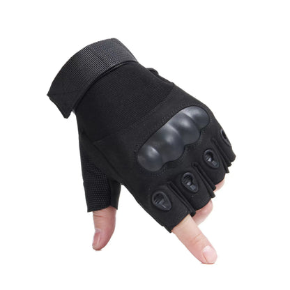 Tactical Half-Finger Gloves Men's & Women's Sport Outdoor Cycling Mountaineering Breathable Cut-Resistant Spring/Summer Gloves