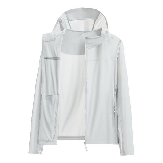 Summer Ice Silk Sunscreen Clothes for Men and Women UPF50+UV resistant Thin, Breathable Outdoor Fishing Sunscreen Clothes for Couples